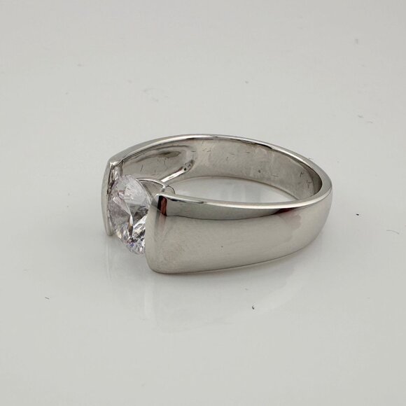 Shimmering and Beautiful 2.00 Carat DiamondLite Solitaire Ring  - Sterling - Picture 16 of 16